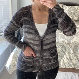 5/$20 Lightweight 2 Tone Woven Cardigan